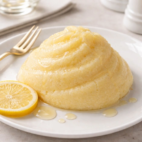 Лимонный мусс из манной крупы