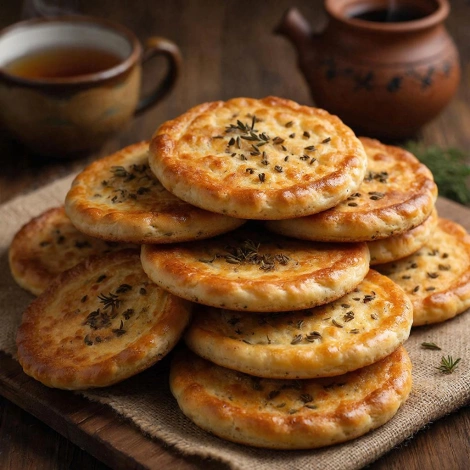 Коржики со шкварками