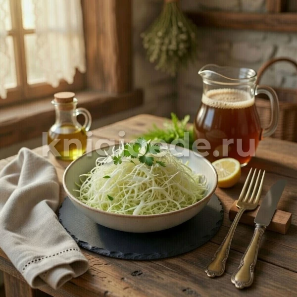 Салат из белокочанной капусты