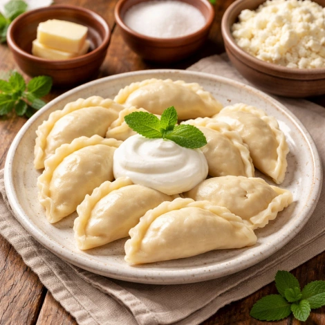 Вареники с творогом
