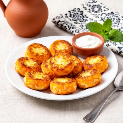 Сырники (творожники) с морковью