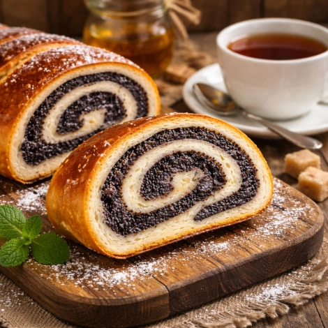 Рулет с маком