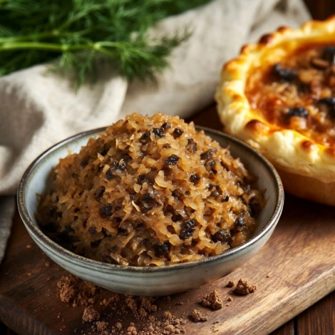 Начинка из квашеной капусты с грибами