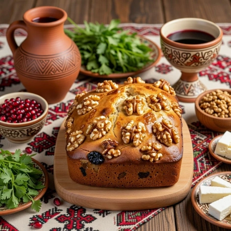Пирог ореховый