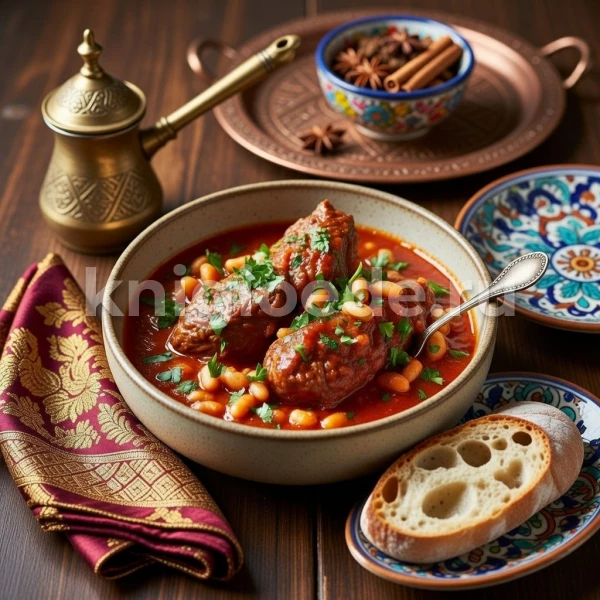Баранина с фасолью