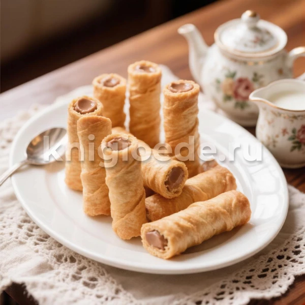Трубочки миндальные