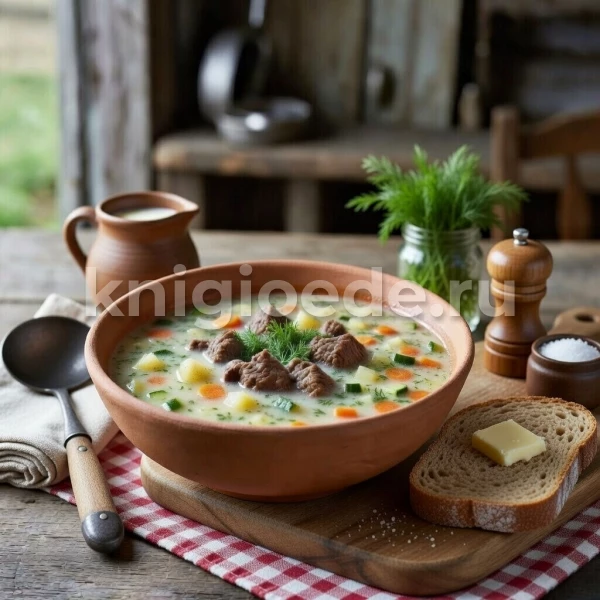 Рассольник с почкой
