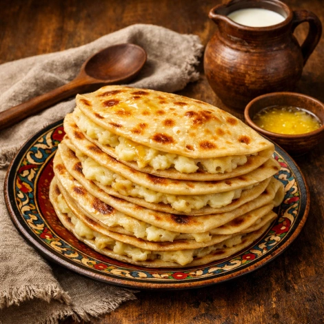 Кыстыбый с картошкой