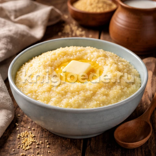 Каша пшенная на молоке