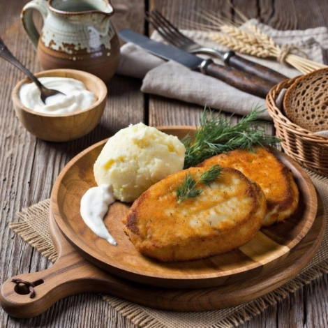 Рыбные котлеты классические