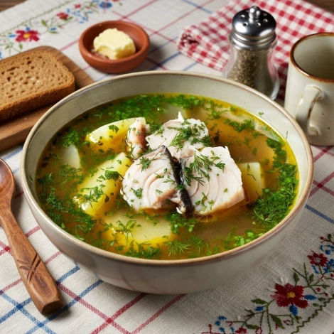 Уха из речной рыбы