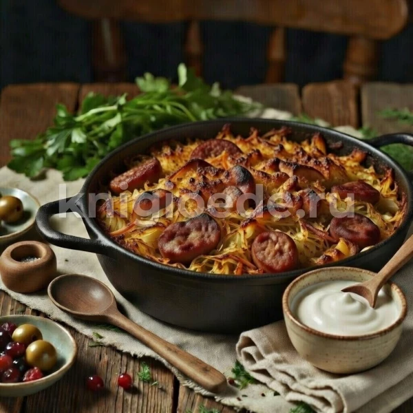 Солянка мясная на сковороде