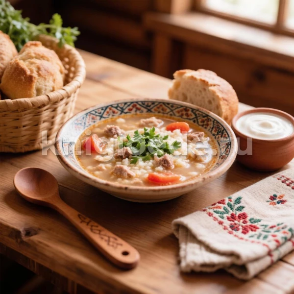 Суп из куриных потрохов