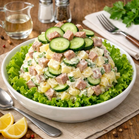 Салат из мяса