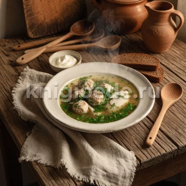 Рыбный суп с фрикадельками
