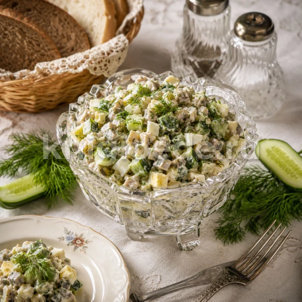 Салат из шампиньонов