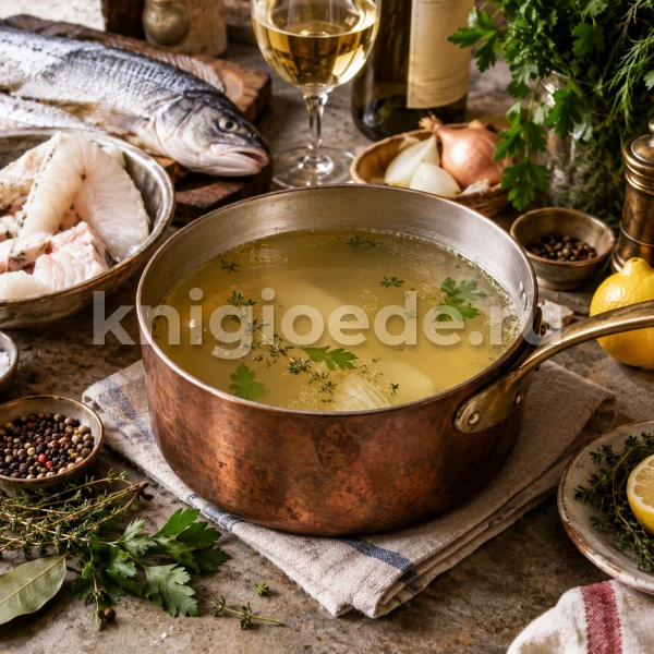Белый рыбный бульон
