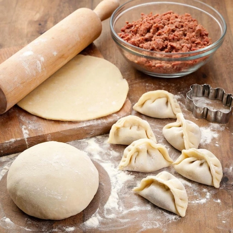 Тесто для колдунов и пельменей