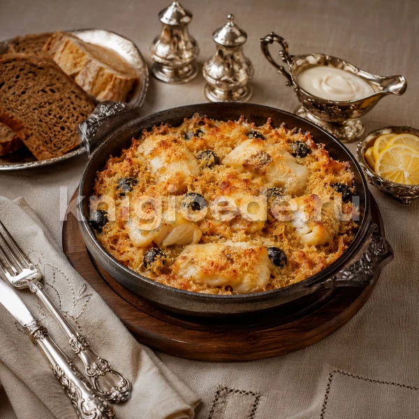 Московская солянка на сковороде с осетриной