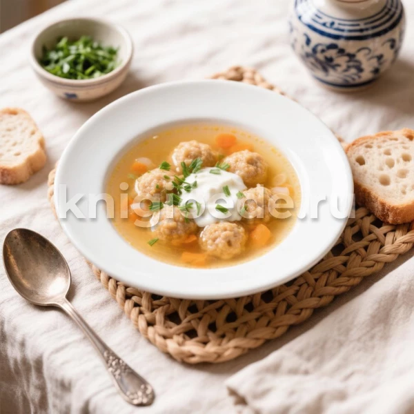 Суп рыбный с фрикадельками
