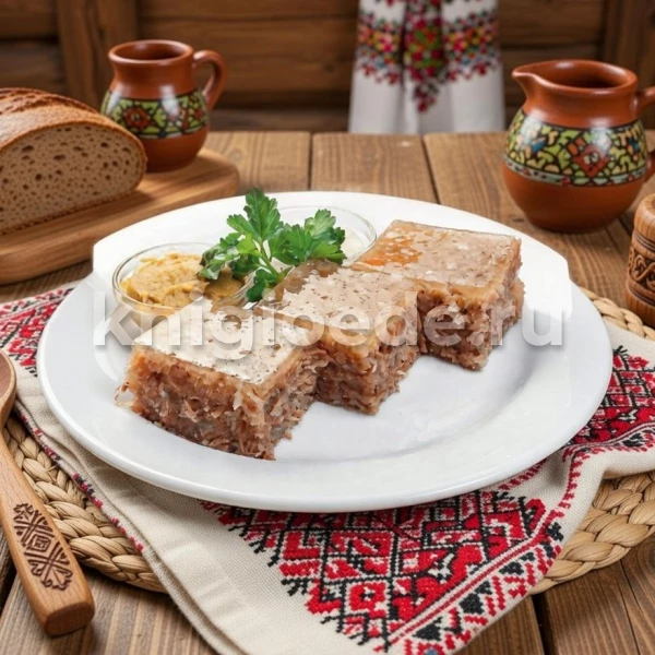 Студень говяжий