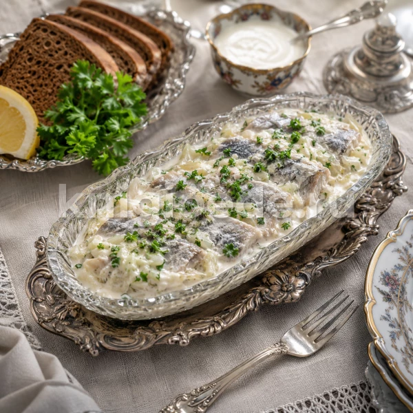 Сельдь в сметане