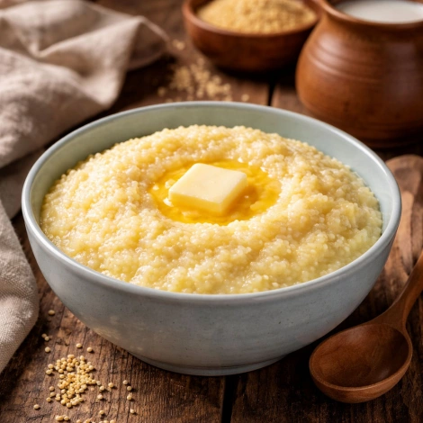 Каша пшенная на молоке